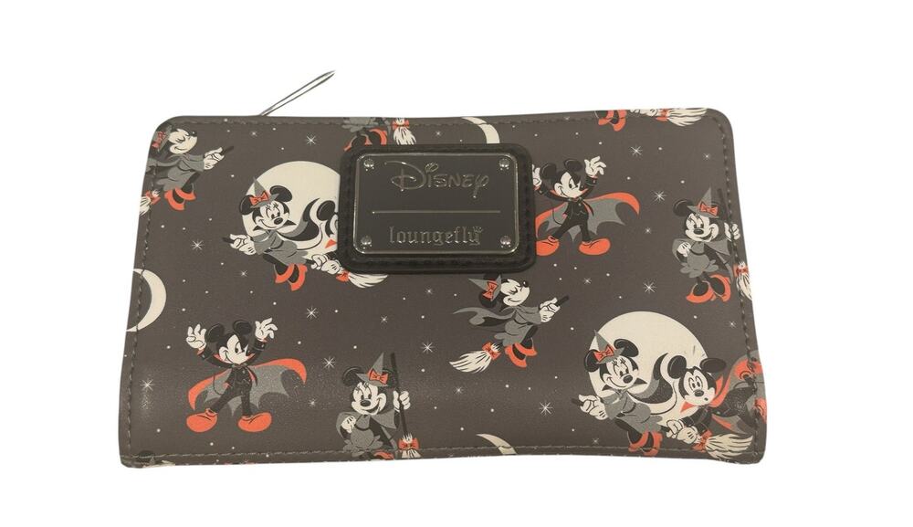 Loungefly Mickey & Minnie Mouse Vampire Witch Halloween Wallet